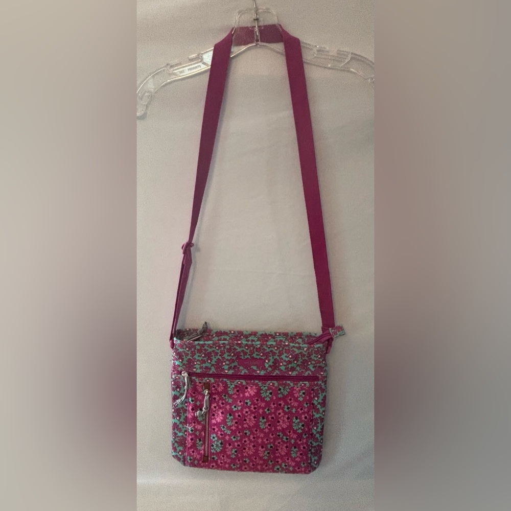 Vera Bradley Floral Pink Crossbody Bag
